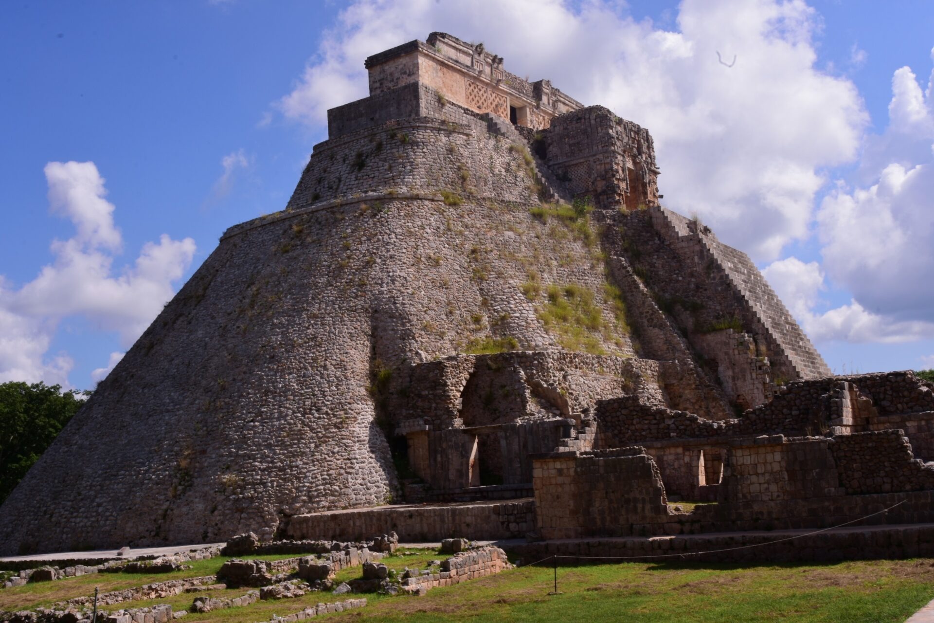Solar eclipse over Pyramid of the Magician